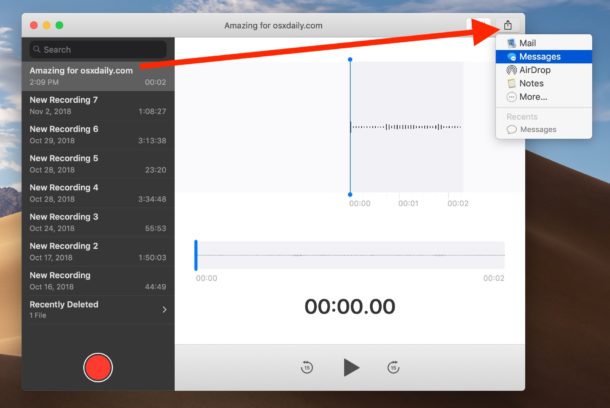 Download voice memos from mac